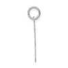 Black Bow Jewelry 14k White Gold, Jersey Collection, Medium Number 13 Pendant - 2 of 4