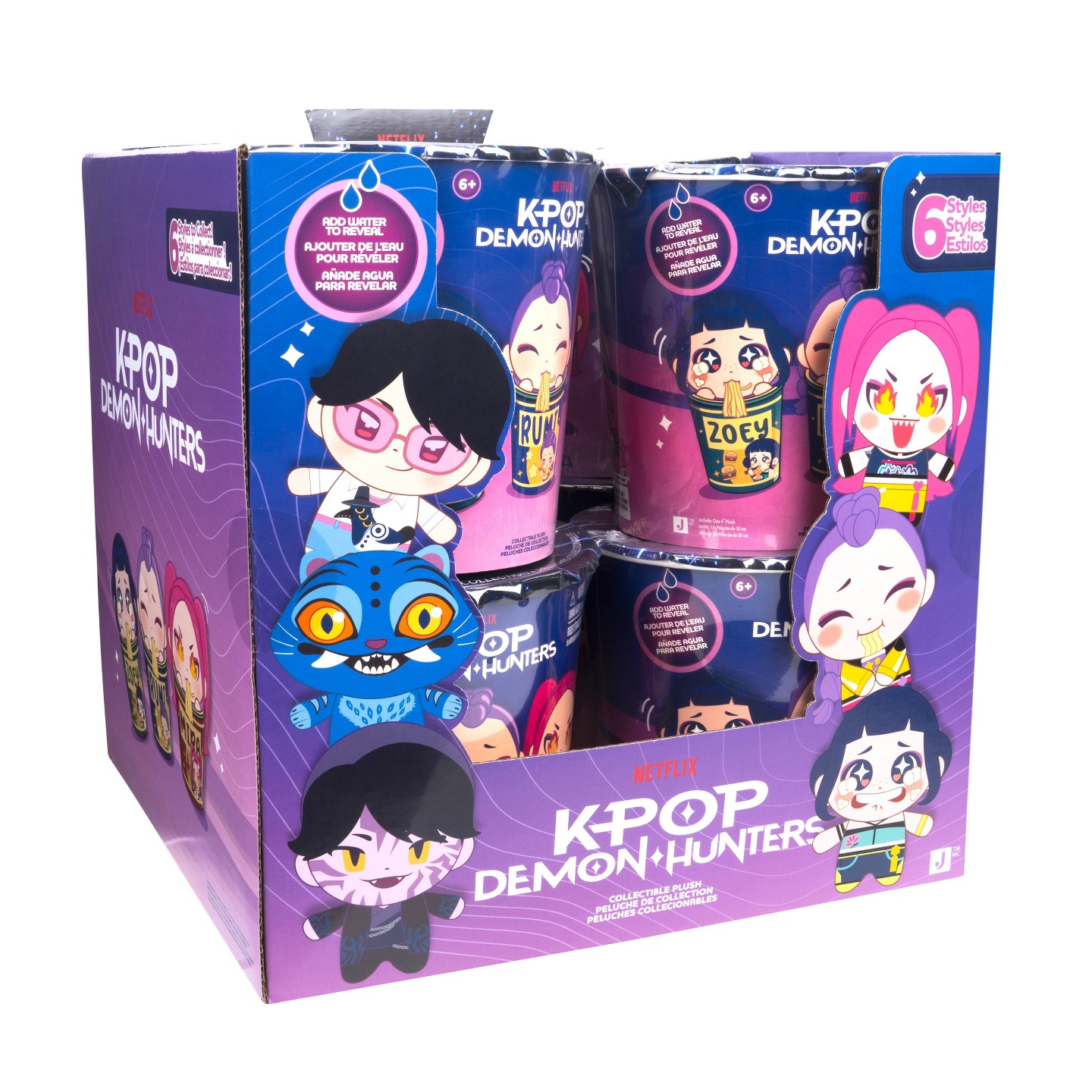 Детские мягкие игрушки KPop Demon Hunters KPop Demon Hunter 3" Blind Mini Ramyeon Cups Assortment Rosebay — фото 5