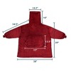 PAVILIA Wearable Blanket Hoodie Women Men, Oversized Sweatshirt Hooded Sweater, Fleece Soft Cozy Warm Plush Gift Ideas - 4 of 4