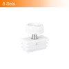 Unique Bargains Plastic Non-Skid Adjustable Square Insert  Furniture Leveling Feet - 3 of 4