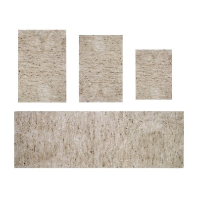 Cloud Comfort Microfiber Bathroom Rug, Non Slip Bath Mat Water Absorbent Soft Microfiber Shaggy Mat Machine Washable, Thick Plush Rugs for Shower