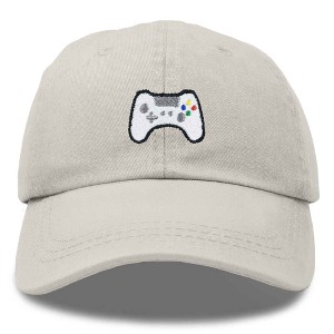 Dalix Game Controller Embroidered Mens Womens Cotton Dad Hat Baseball Cap Adjustable - 1 of 4
