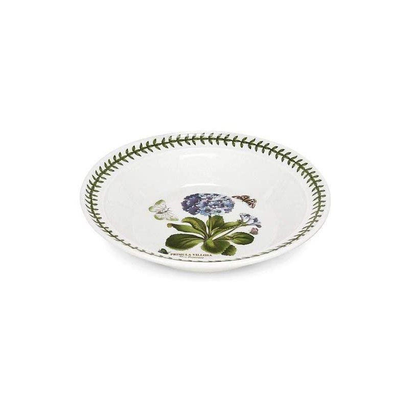 Portmeirion Botanic Garden Soup Plate/Bowl, Set of 6, Fine Earthenware, Made in England - Assorted Floral Motifs, 8.5 Inch, 5 of 7