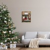Stupell Industries Cozy Girl with Christmas Phrases Black Floater Framed Canvas Wall Art - 2 of 4