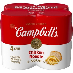 Campbell's Condensed Chicken Noodle Soup - 42oz/4pk - 1 of 4