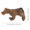 Attatoy Tasmanian Tiger Plush; Large Prehistoric Tasmanian Wolf Stuffed Animal Toy - 3 of 4