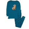 Leveret Cotton Matching Family Pajamas Dog Paw Print - 2 of 4