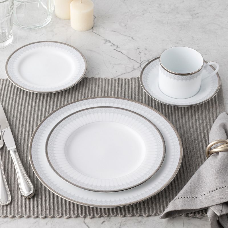 Noritake Silver Colonnade 5-Piece Place Setting, 5 of 9