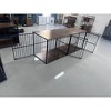 Dog Crate Furniture, Large Dog Kennel Indoor with 2 Adjustable Bowls, Heavy Duty Dog Crate for Large Dogs - 3 of 3