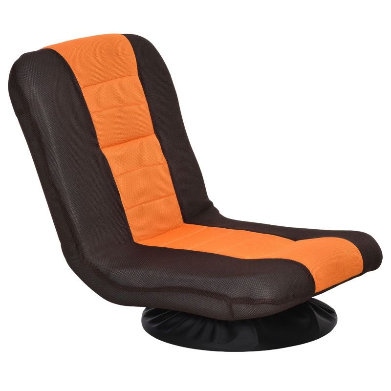 HOMCOM 360 Degree Swivel Video Gaming Chair, Folding Floor Sofa 5-Position Adjustable Lazy Chair, 4 of 7