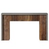 Resenkos Wood Console Table, Stylish Entryway Table, Modern Sofa Table, Versatile Display Table, Brown & Gray, Home Decor Essentials， Brown - 2 of 4