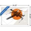 Trends International Star Wars: Mid-century Modern - X-Wing Framed Wall Poster Prints - 3 of 4
