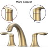 Whizmax Bathroom Faucet,8 Inch Bathroom Faucets for Sink 3 Hole, Widespread Bathroom Faucet with Pop up Drain and cUPC Lead-Free Hose - 4 of 4