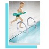 Edou Step Pool Stair with Collapsible Design for Swimming Pool-White - 3 of 4