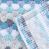 Home Weavers Orion Collection 100% Cotton Bathroom Rug, Non Slip Bath Mat Water Absorbent Soft Shaggy Mat Machine Washable - 4 of 4