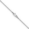 Black Bow Jewelry 0.9mm, 14k White Gold, Box Chain Necklace - 2 of 4