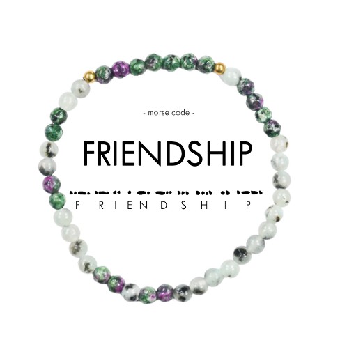 Morse Code Friendship Bracelet Kit - Gold Tone