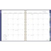 Badge Geo Weekly/Monthly Planner, 11 x 9.25, Purple/Gold Cover, 13-Month (Jan to Jan): 2025 to 2026 - 2 of 4