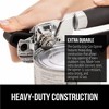 Heavy Duty Stainless Steel Smooth Edge Manual Can Opener and Bottle Openers, Soft Comfortable Handle - 4 of 4