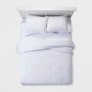 White Micro Texture Comforter Set (Full/Queen) - Project 62 + Nate Berkus