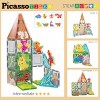 PICASSO-TILES Magnetic Tiles for Kids, Construction STEM Building Blocks Educational Toy - 4 of 4