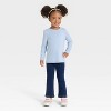 Toddler Girls' Long Sleeve Solid T-Shirt - Cat & Jack™ - 3 of 3