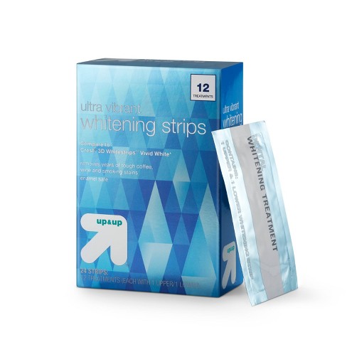 Ultra Vibrant Whitening Strips -12 Day Treatment - 24ct - up & up™ - image 1 of 4