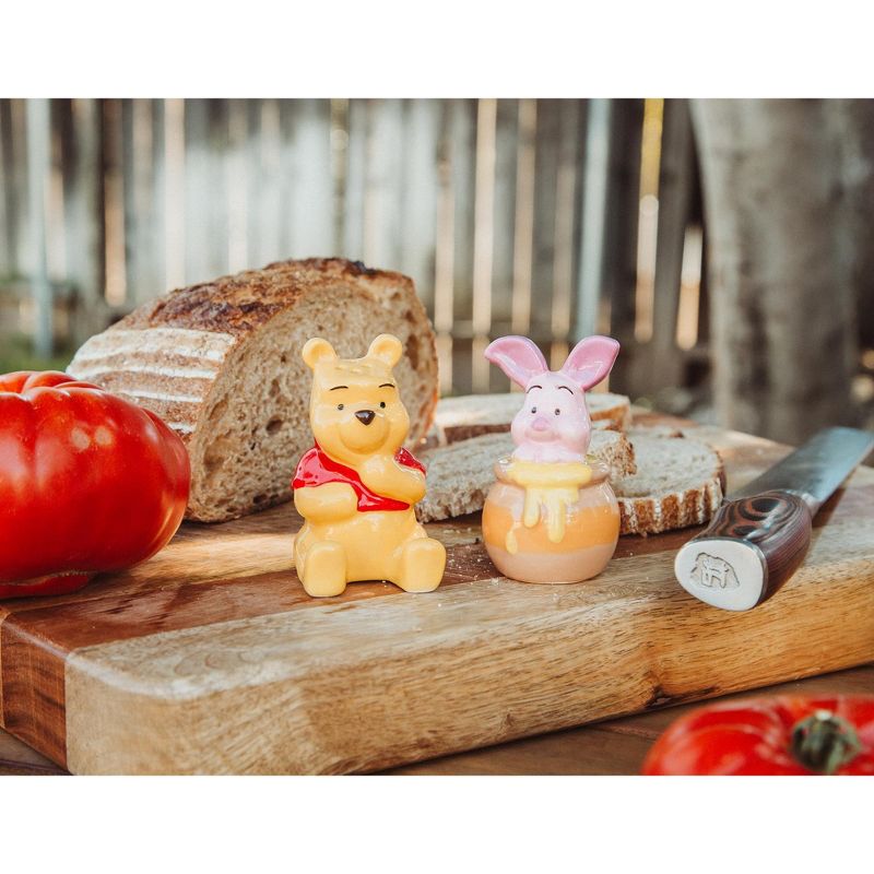 Silver Buffalo Disney Winnie The Pooh And Piglet Salt and Pepper Shakers | Set of 2, 4 of 10