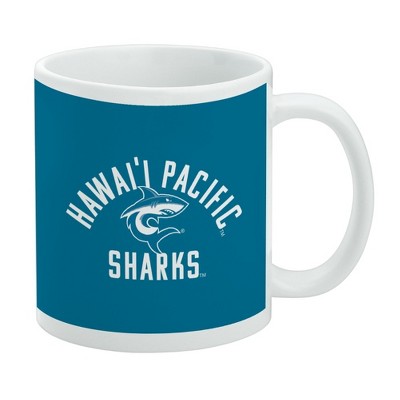 Hawaii Pacific University Shark Logo Ceramic Coffee Mug Novelty Gift Mugs for Coffee Tea and Hot Drinks 11oz White