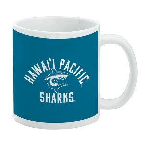 Hawaii Pacific University Shark Logo Ceramic Coffee Mug Novelty Gift Mugs for Coffee Tea and Hot Drinks 11oz White - 1 of 4