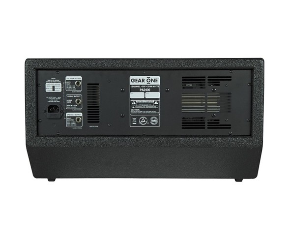 Gear One PA2400 8 Ch Powered Mixer 2 x 400 wt