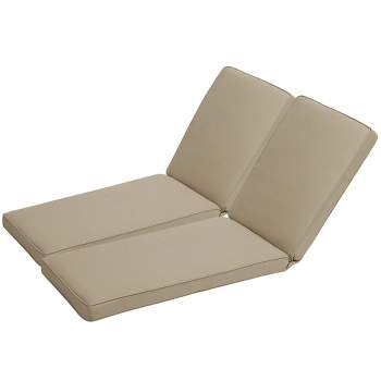 Aoodor Chaise Lounge Cushion 70.7''L X 22''W X 3.5"H - Set Of 2