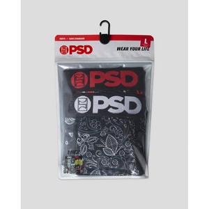 PSD Men's Paisley Print Briefs - Neon - 1 of 4