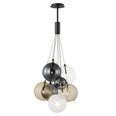 ET2 Lighting Burst 9 - Light Pendant in  Black