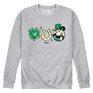 Men's - Disney - Mickey St Patricks Icons Graphic Fleece Sweatshirt - 1 of 4