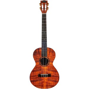 Mahalo Artist Elite Baritone Ukulele With Bag Koa Photo Flame - 1 of 4