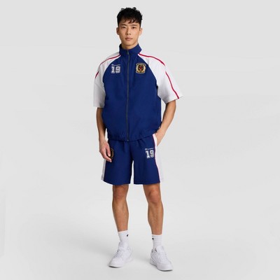 Champion Men's 9" World Game Side Panelled Shorts - Blue Depths