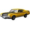 1970 Buick GSX Yellow with Black Stripes "American Collectibles" Series 1/18 Die Cast Model Car by Sun Star - 2 of 3