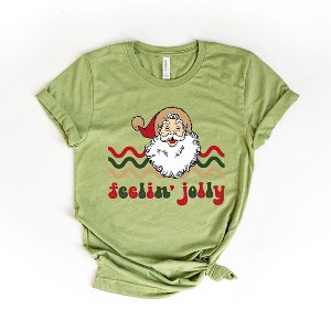 Simply Sage Market Women's Feelin' Jolly Stripes Short Sleeve Graphic Tee - 1 of 4