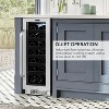Whynter BWR-208SB Built-In 20 Bottle Undercounter Stainless Steel Wine Refrigerator with Reversible Door, Digital Control, Lock and Carbon Filter - 3 of 4