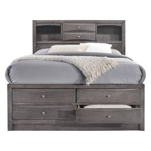 Madison Full Storage Bed Gray - Picket House Furnishings