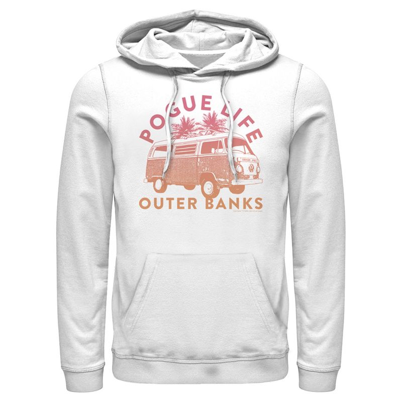 Men's Outer Banks Pogue Life Bus Pull Over Hoodie, 1 of 5