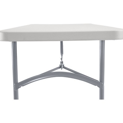 Baldwin 48'' Grey Plastic and Steel Folding Table