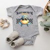The Juniper Shop I'm Just Here For the Chicks Checkered Baby Short Sleeve Bodysuit - 3 of 4