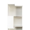 69" Bookshelf with LED Lights, Tall Corner Shelf with 5 Tier Shelves, L Shaped Bookshelf for Living Room - 3 of 4
