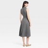 Women's Tie-Waist Midi Shirtdress - A New Day™ - 2 of 3