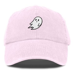 Dalix Ghost Embroidered Mens Womens Cotton Dad Hat Baseball Cap Adjustable - 1 of 4
