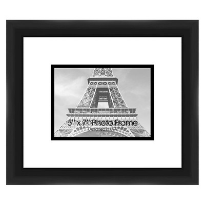 5" x 7" Paris photo Frame Single Picture Frame Black - PTM Images