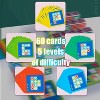 Wooden Puzzle Building Cubes Game for Adults and Kids 3+ All Ages; New Wave Logical Puzzle Match Games - 2 of 4