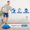 Balance Ball, 1600 lbs Half Exercise Ball with Nonslip Base, Inflatable Half Ball Balance Trainer - 3 of 4